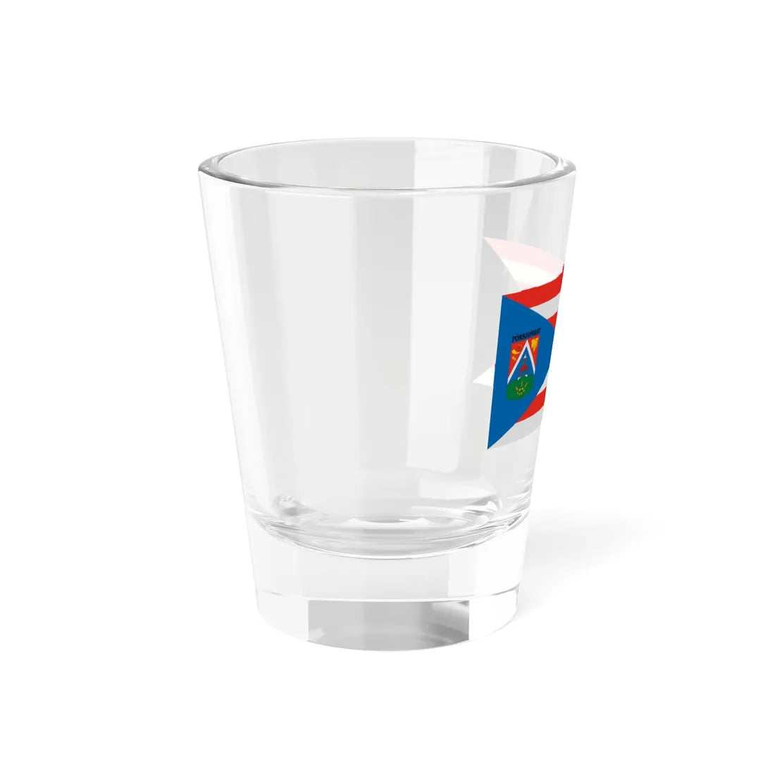 Flag of Porszombat (Hungary) Shot Glass 1.5oz - Go Mug Yourself