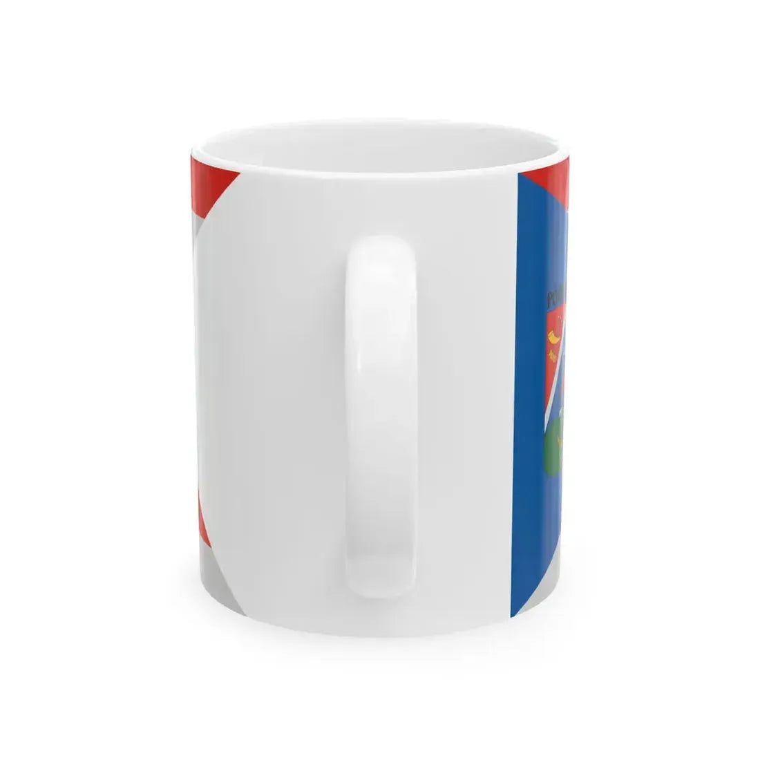 Flag of Porszombat (Hungary) White Coffee Mug - Go Mug Yourself