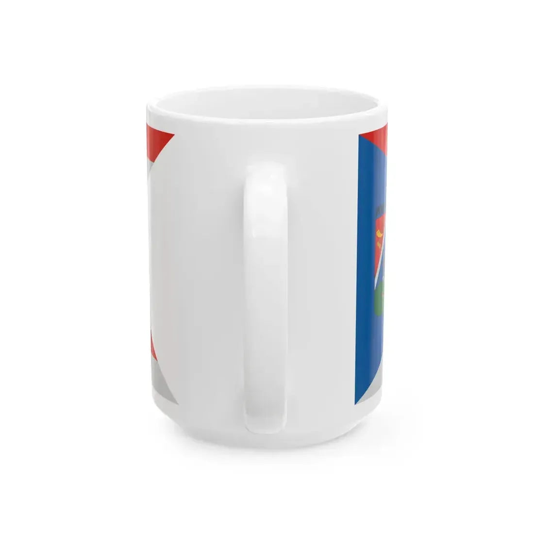 Flag of Porszombat (Hungary) White Coffee Mug - Go Mug Yourself