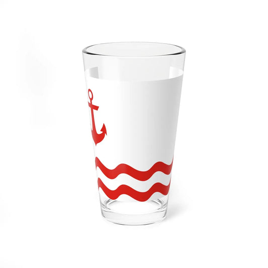 Flag of Port Clinton Ohio (United States) Pint Glass 16oz 16oz - Go Mug Yourself