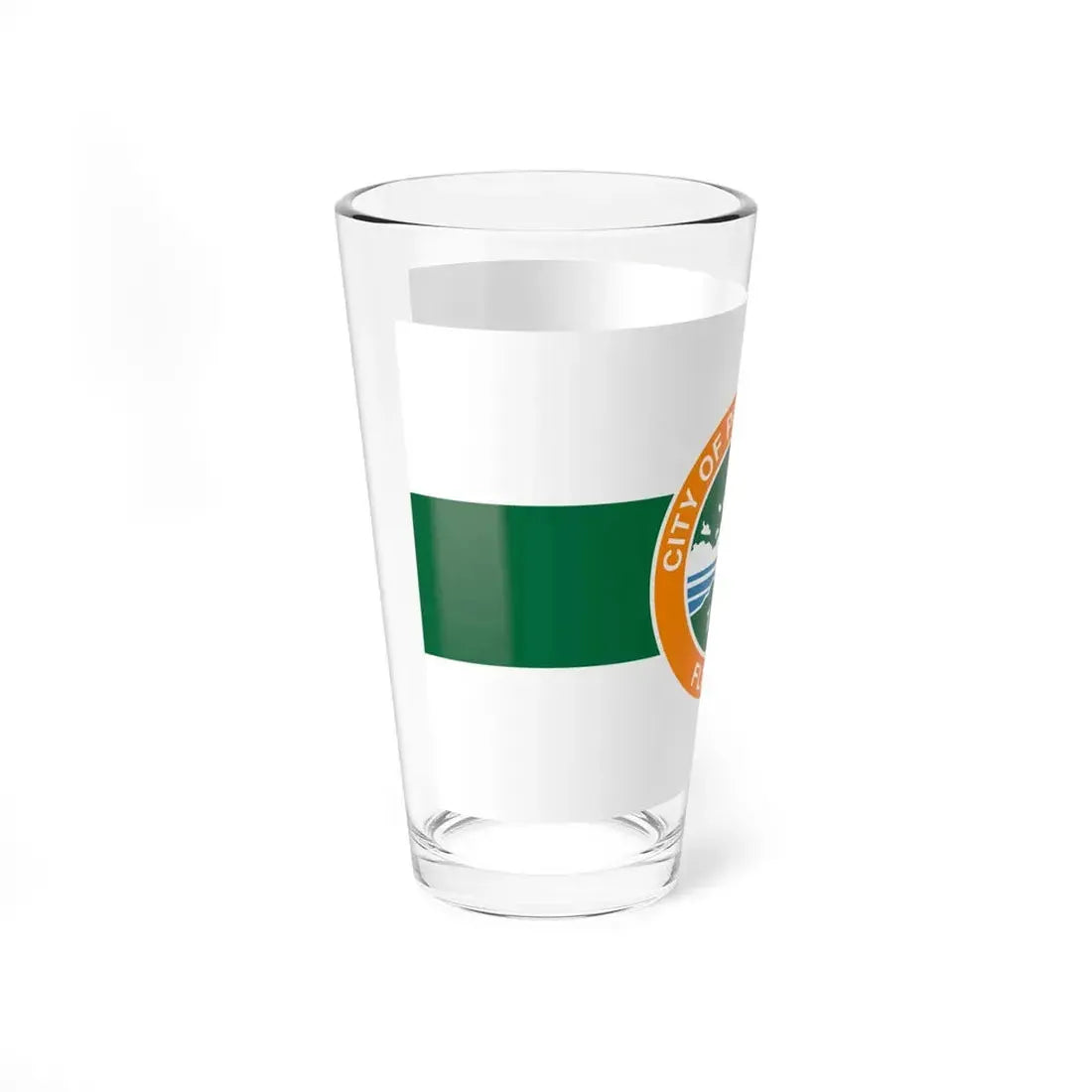 Flag of Port Orange Florida (United States) Pint Glass 16oz - Go Mug Yourself