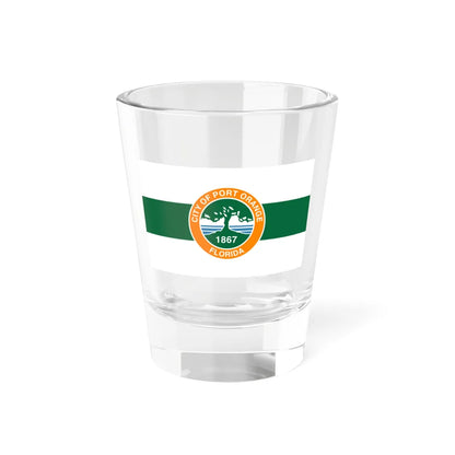 Flag of Port Orange Florida (United States) Shot Glass 1.5oz 1.5oz - Go Mug Yourself