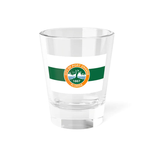 Flag of Port Orange Florida (United States) Shot Glass 1.5oz 1.5oz - Go Mug Yourself