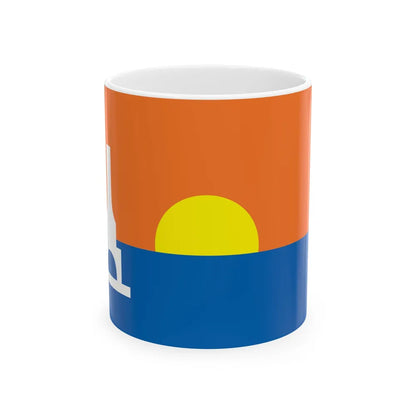 Flag of Port Washington Wisconsin (United States) White Coffee Mug 11oz - Go Mug Yourself