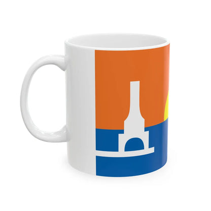 Flag of Port Washington Wisconsin (United States) White Coffee Mug - Go Mug Yourself