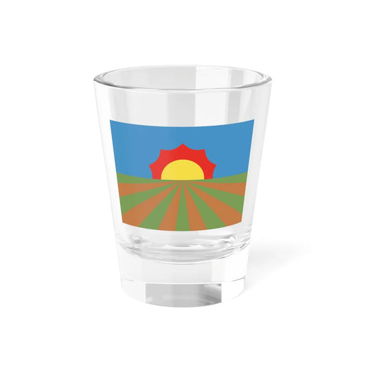 Flag of Portales New Mexico (Mexico) Shot Glass 1.5oz 1.5oz - Go Mug Yourself
