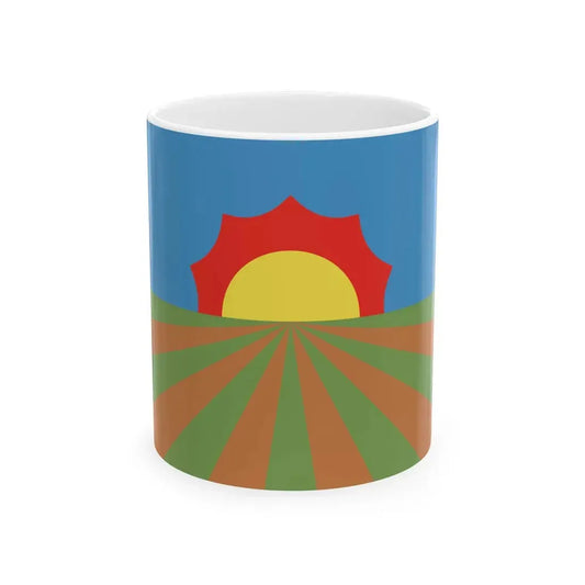 Flag of Portales New Mexico (Mexico) White Coffee Mug 11oz - Go Mug Yourself