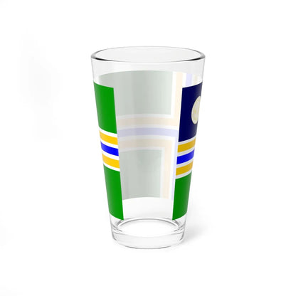 Flag of Portland Oregon 1970-2002 (United States) Pint Glass 16oz - Go Mug Yourself