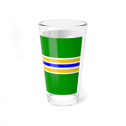 Flag of Portland Oregon 1970-2002 (United States) Pint Glass 16oz - Go Mug Yourself