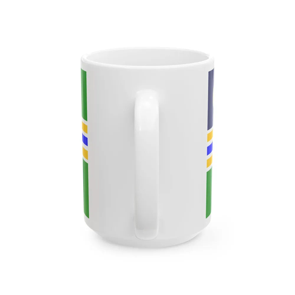 Flag of Portland Oregon 1970-2002 (United States) White Coffee Mug - Go Mug Yourself