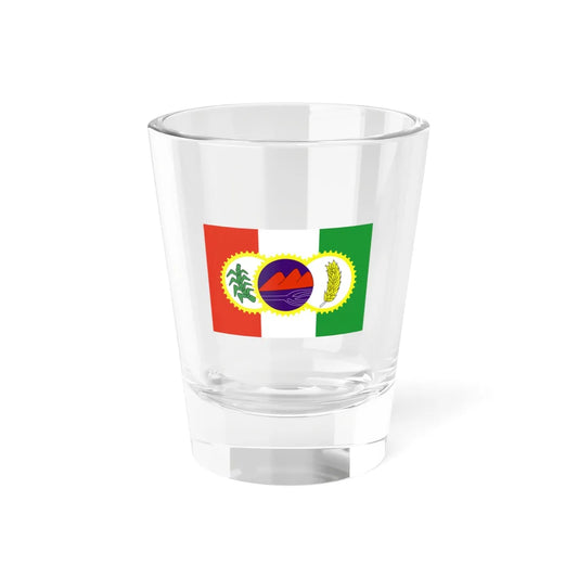 Flag of Porto Calvo (Brazil) Shot Glass 1.5oz 1.5oz - Go Mug Yourself