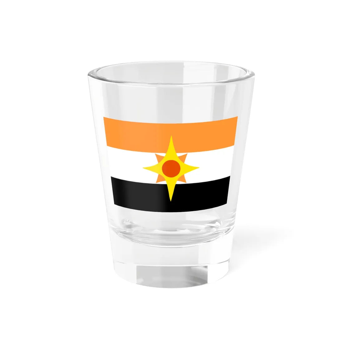 Flag of Porto Claro Shot Glass 1.5oz 1.5oz - Go Mug Yourself
