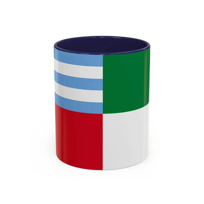 Flag of Portoviejo Ecuador - Accent Coffee Mug 11oz Navy - Go Mug Yourself