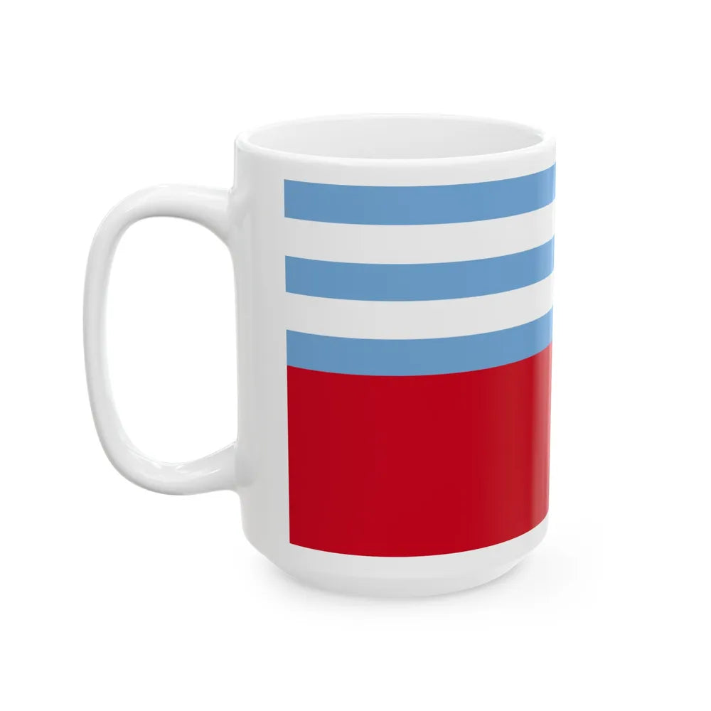 Flag of Portoviejo Ecuador - White Coffee Mug-Go Mug Yourself