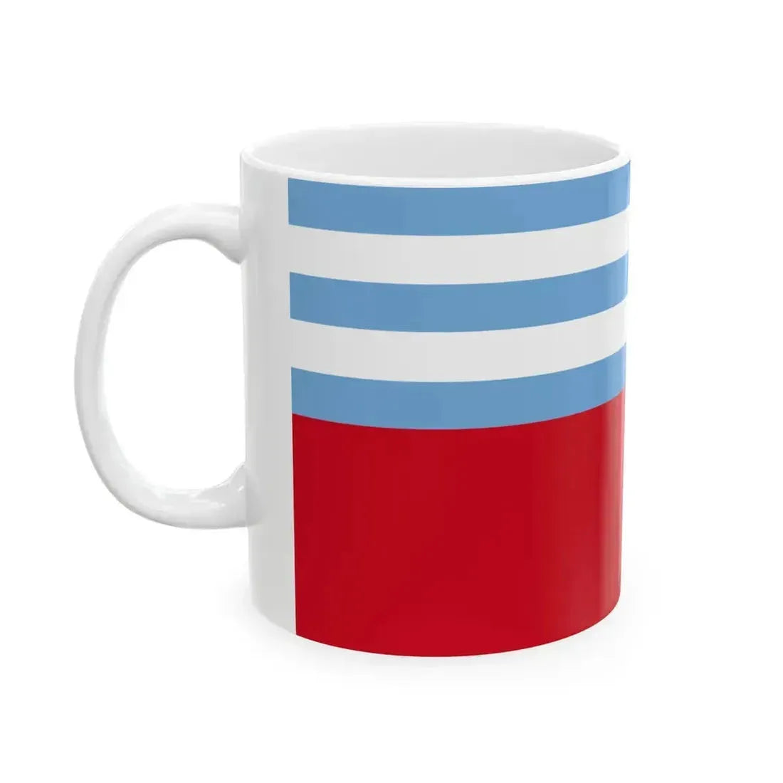 Flag of Portoviejo Ecuador - White Coffee Mug - Go Mug Yourself