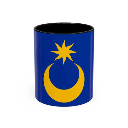 Flag of Portsmouth UK - Accent Coffee Mug 11oz Black - Go Mug Yourself