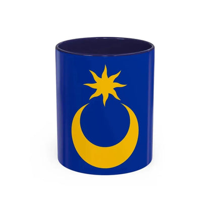 Flag of Portsmouth UK - Accent Coffee Mug 11oz Navy - Go Mug Yourself