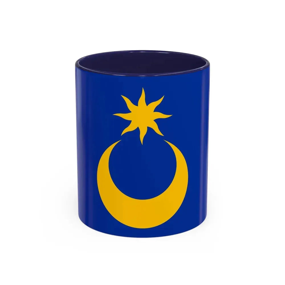 Flag of Portsmouth UK - Accent Coffee Mug 11oz Navy - Go Mug Yourself