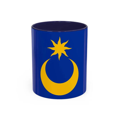 Flag of Portsmouth UK - Accent Coffee Mug 11oz Navy - Go Mug Yourself