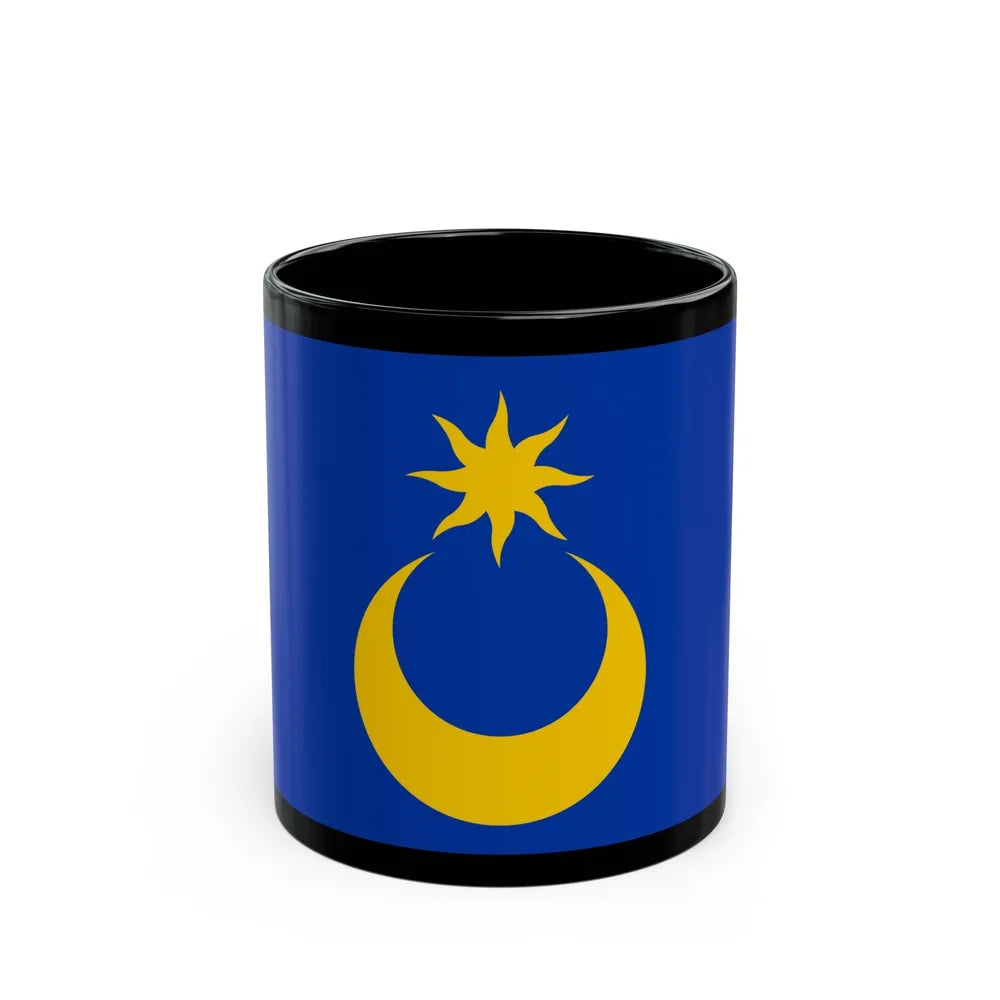 Flag of Portsmouth UK - Black Coffee Mug-11oz-Go Mug Yourself