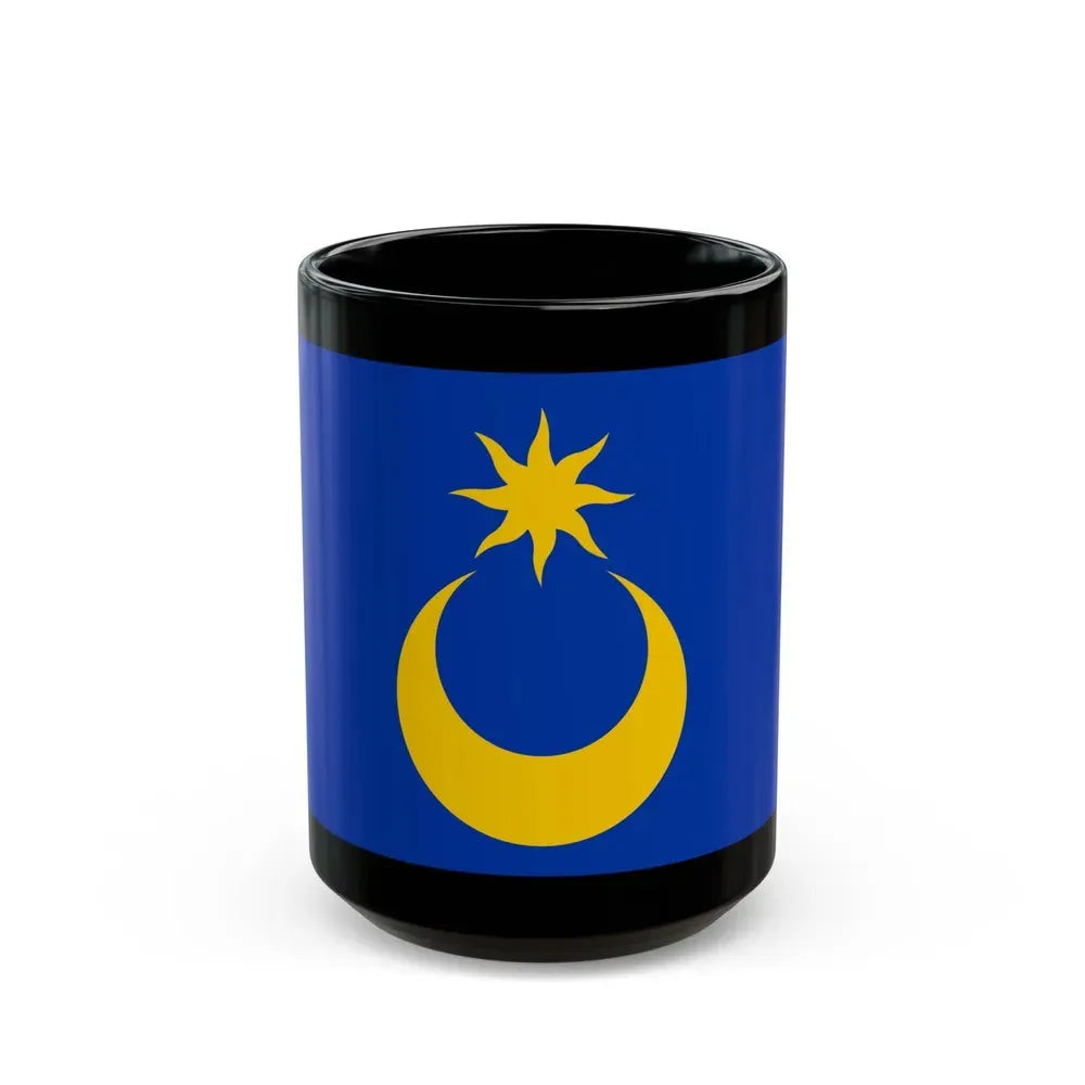 Flag of Portsmouth UK - Black Coffee Mug 15oz - Go Mug Yourself