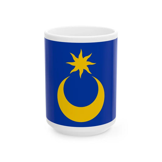 Flag of Portsmouth UK - White Coffee Mug-15oz-Go Mug Yourself