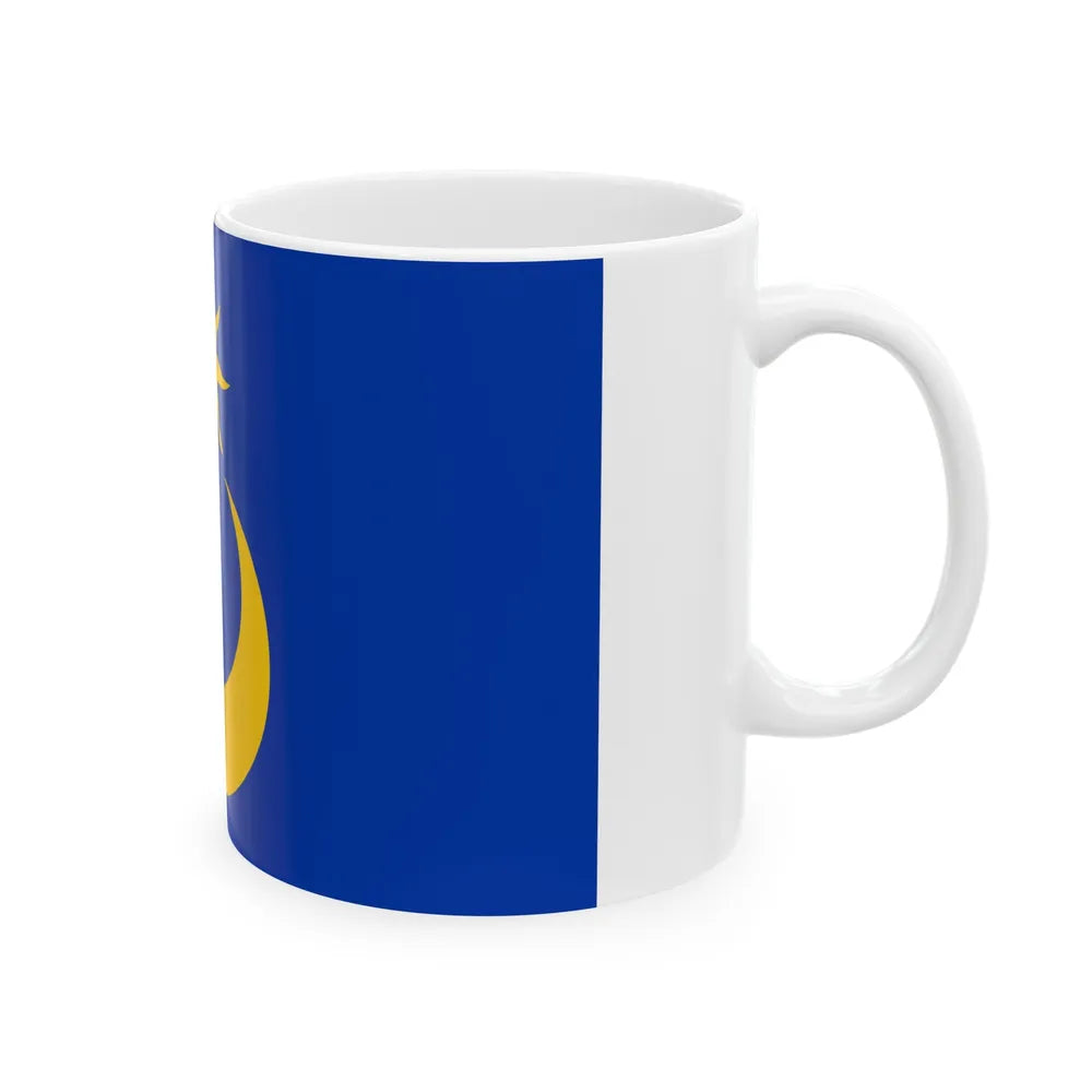 Flag of Portsmouth UK - White Coffee Mug-Go Mug Yourself