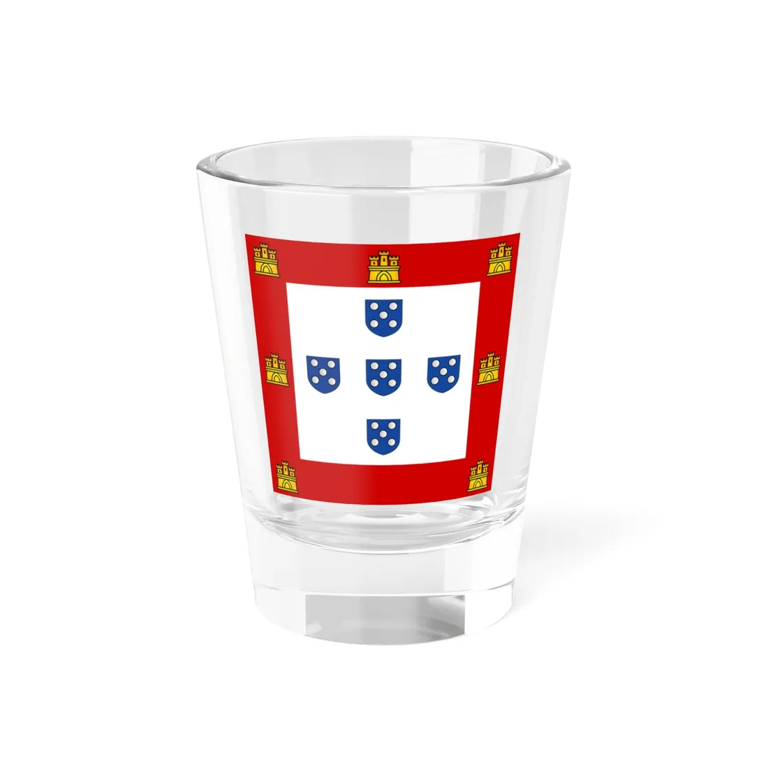 Flag of Portugal 1485 (Portugal) Shot Glass 1.5oz 1.5oz - Go Mug Yourself