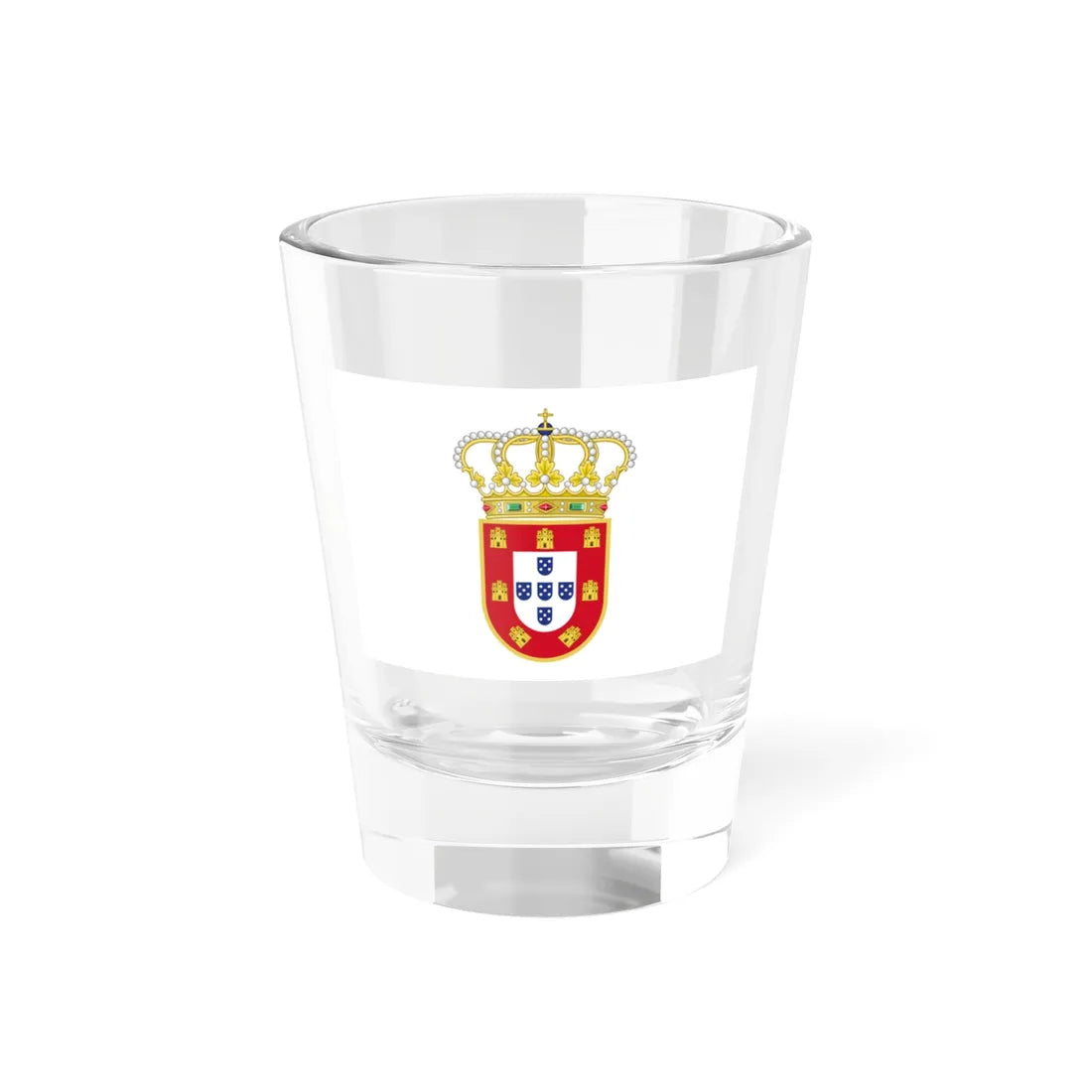 Flag of Portugal 1667 (Portugal) Shot Glass 1.5oz 1.5oz - Go Mug Yourself