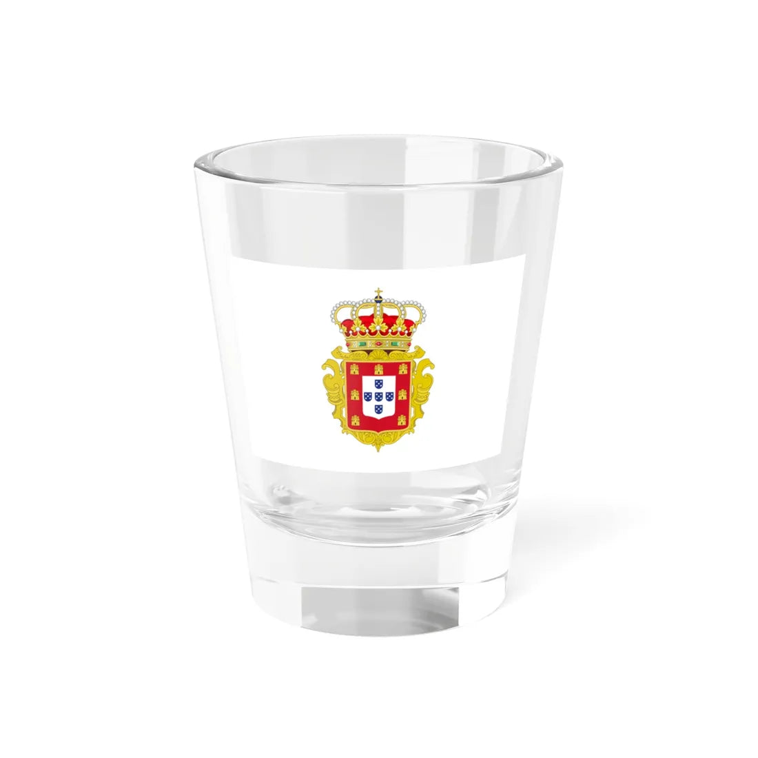 Flag of Portugal 1750 variant (Portugal) Shot Glass 1.5oz 1.5oz - Go Mug Yourself