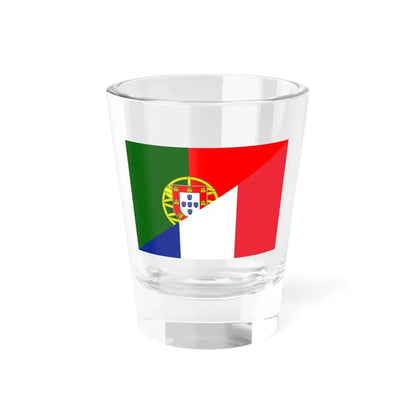 Flag of Portugal and France (France) Shot Glass 1.5oz 1.5oz - Go Mug Yourself