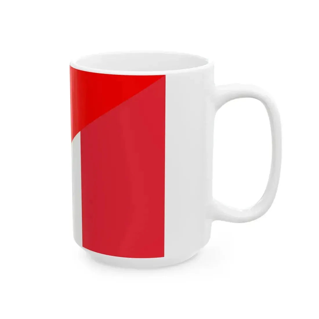 Flag of Portugal and France (France) White Coffee Mug - Go Mug Yourself