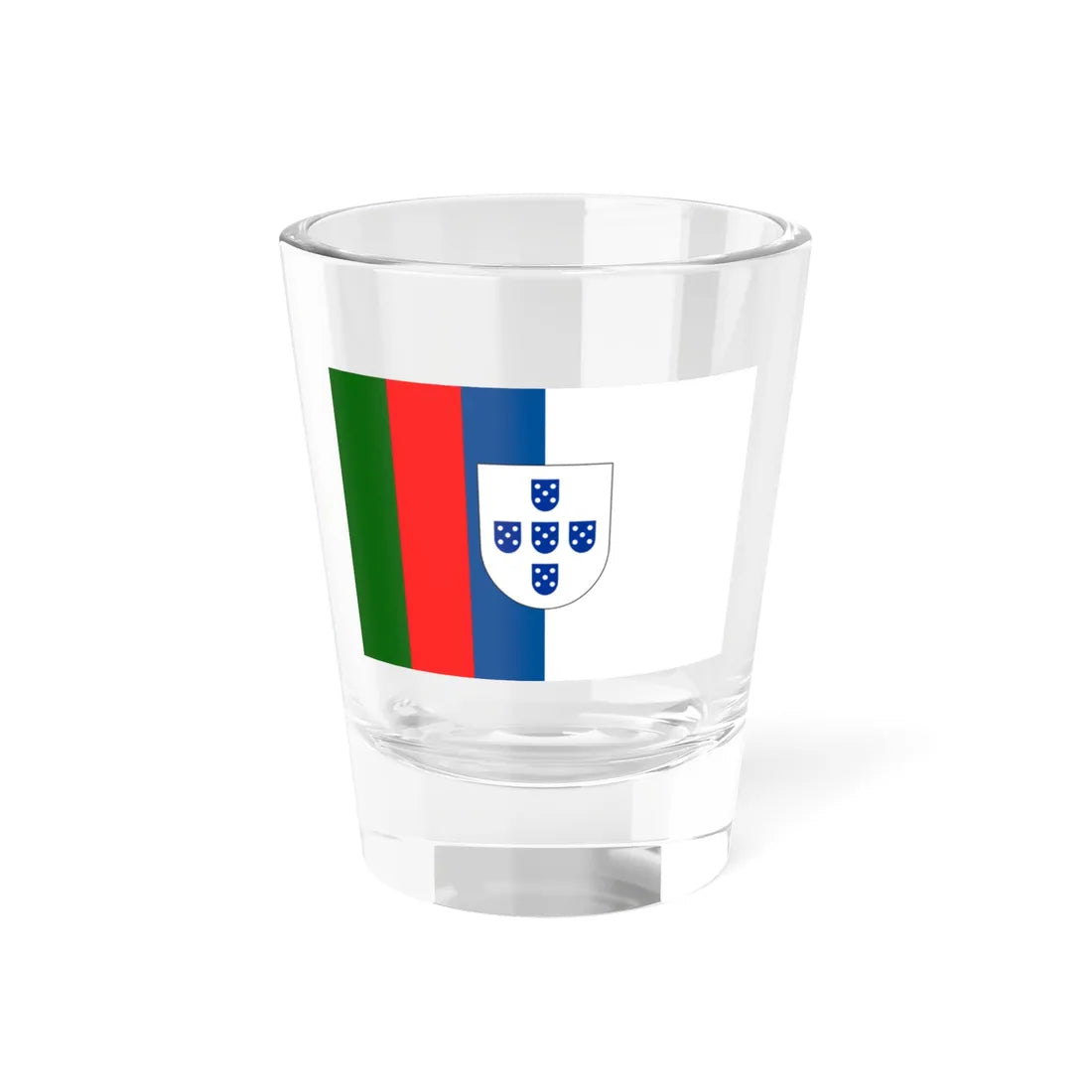 Flag of Portugal Antonio Augusto Macieira proposal 1911 (Portugal) Shot Glass 1.5oz 1.5oz - Go Mug Yourself