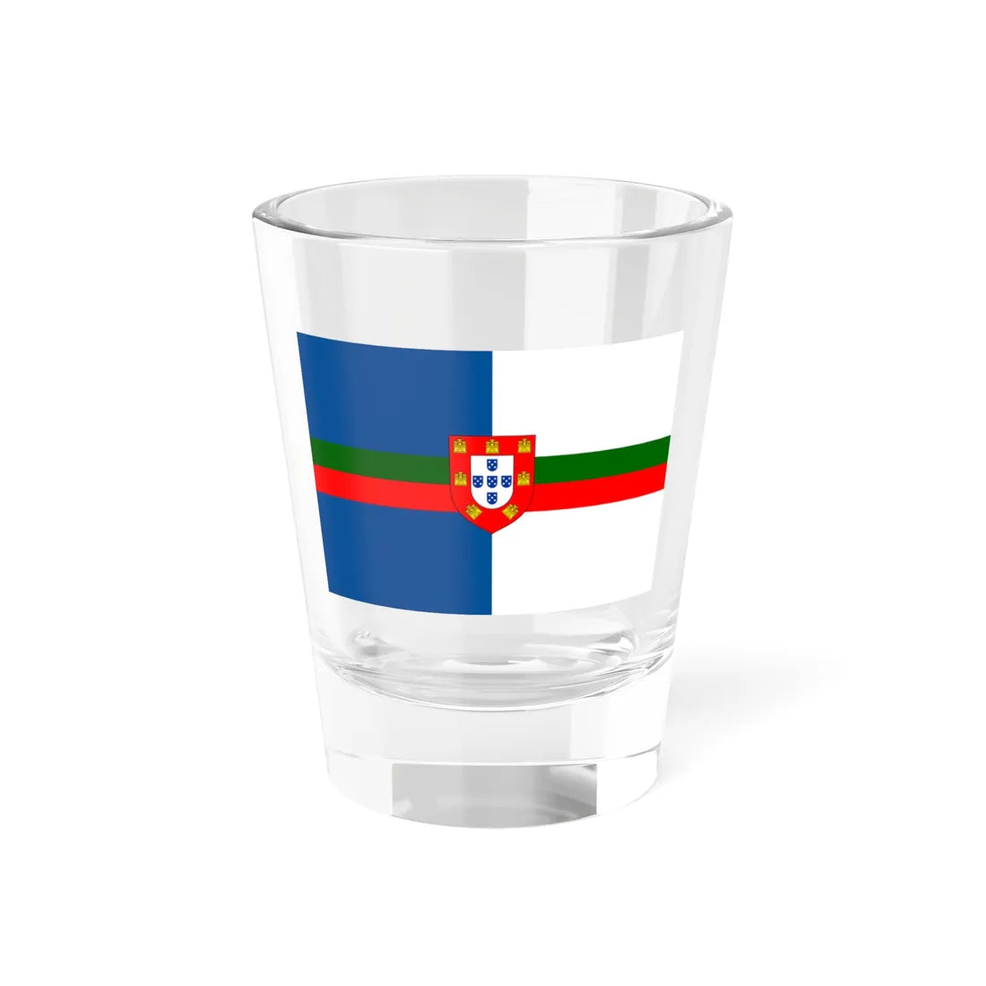 Flag of Portugal Carvalho Neves proposal 1911 (Portugal) Shot Glass 1.5oz 1.5oz - Go Mug Yourself