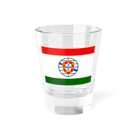 Flag of Portugal Delfim Guimaraes and Roque Gameiro proposal 1911 (Portugal) Shot Glass 1.5oz 1.5oz - Go Mug Yourself