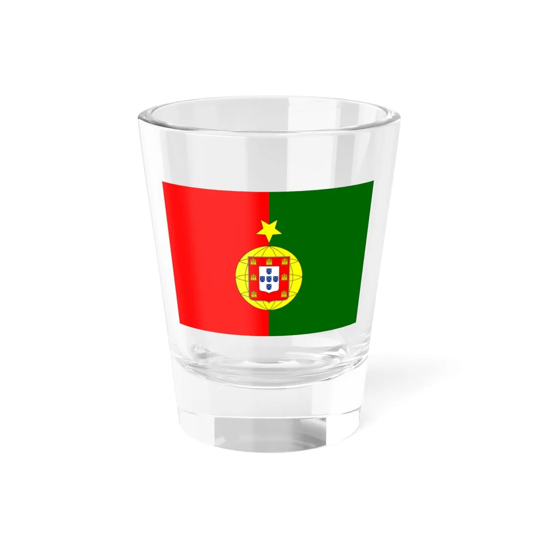 Flag of Portugal first project of the Official Commission 29 October 1910 (Portugal) Shot Glass 1.5oz 1.5oz - Go Mug Yourself