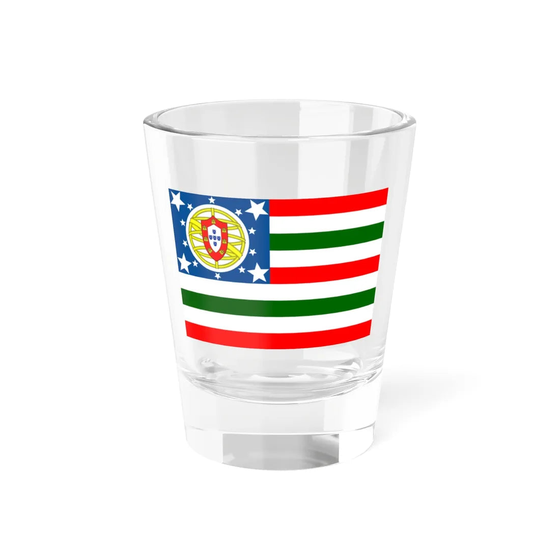 Flag of Portugal Joaquim Augusto Fernandes proposal 1911 (Portugal) Shot Glass 1.5oz 1.5oz - Go Mug Yourself