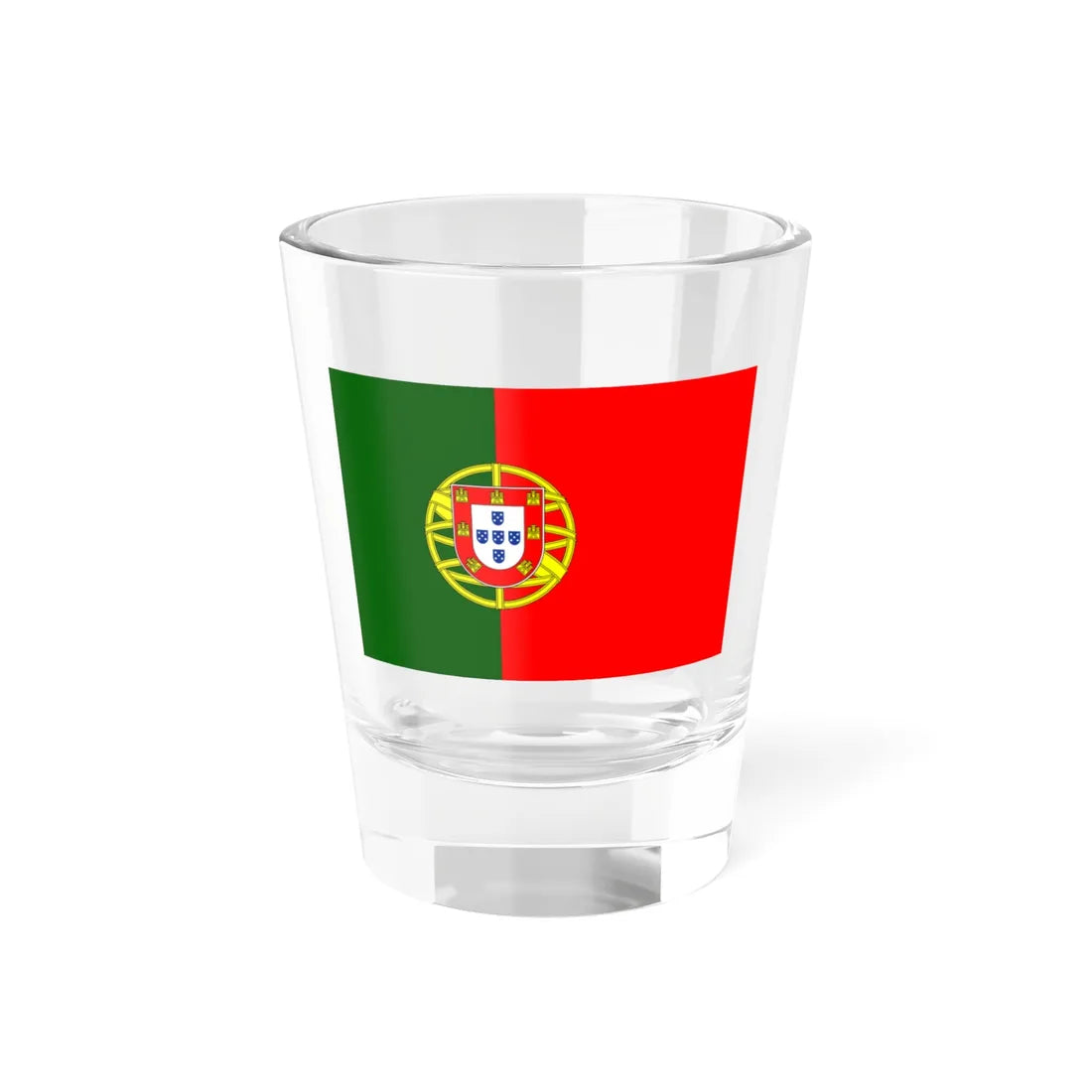 Flag of Portugal (Portugal) Shot Glass 1.5oz 1.5oz - Go Mug Yourself