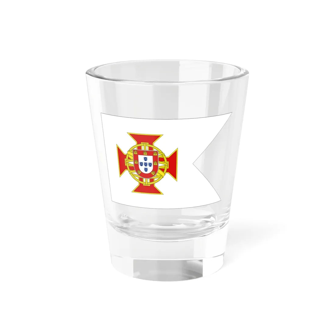 Flag of Portuguese Colonial Officer (Portugal) Shot Glass 1.5oz 1.5oz - Go Mug Yourself