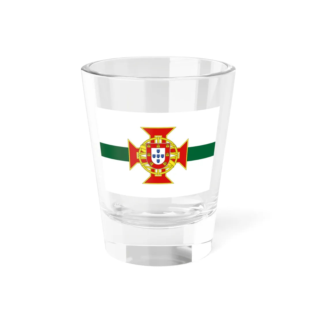 Flag of Portuguese Colonial Province Governor (Portugal) Shot Glass 1.5oz 1.5oz - Go Mug Yourself