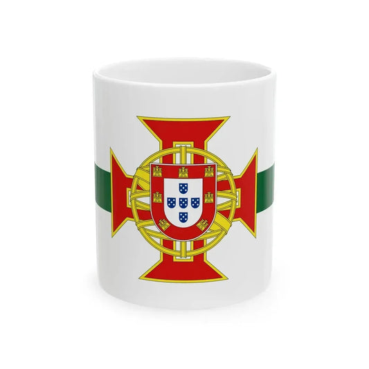 Flag of Portuguese Colonial Province Governor (Portugal) White Coffee Mug 11oz - Go Mug Yourself