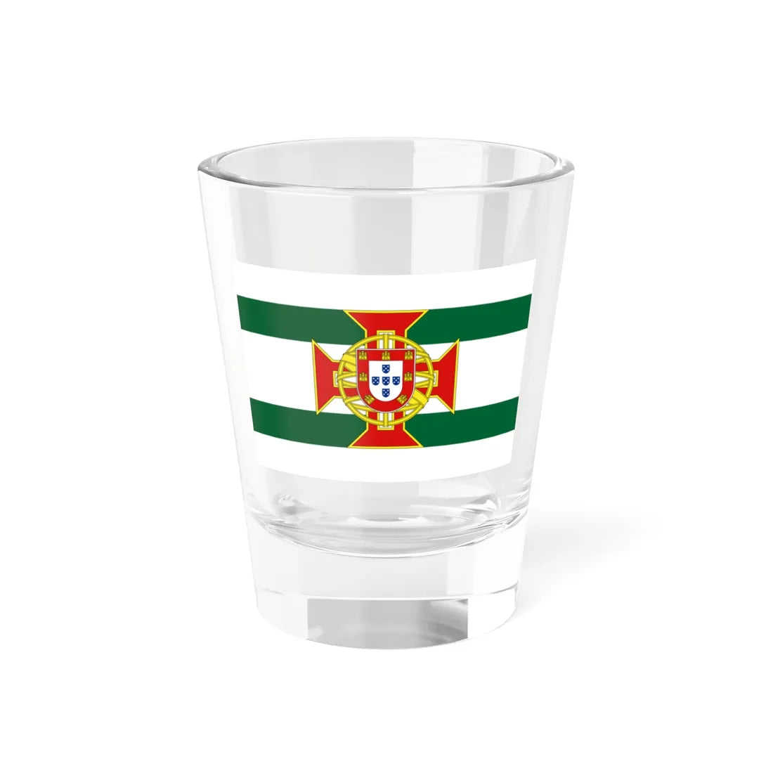 Flag of Portuguese Colony Governor General (Angola) Shot Glass 1.5oz 1.5oz - Go Mug Yourself
