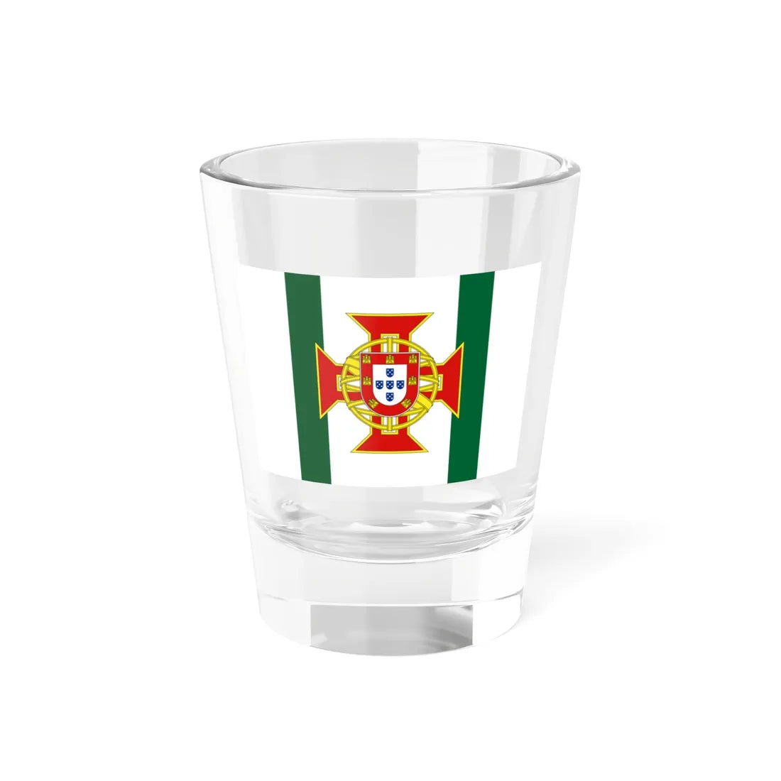 Flag of Portuguese Colony Governor (Portugal) Shot Glass 1.5oz 1.5oz - Go Mug Yourself