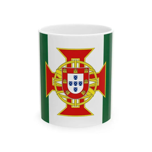 Flag of Portuguese Colony Governor (Portugal) White Coffee Mug 11oz - Go Mug Yourself