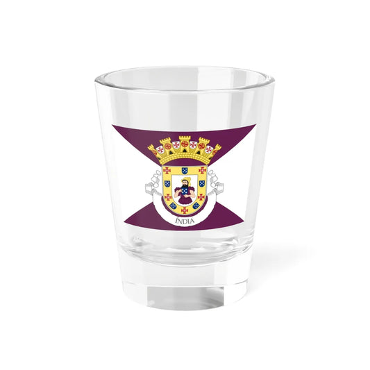 Flag of Portuguese India 1932 proposal (India) Shot Glass 1.5oz 1.5oz - Go Mug Yourself