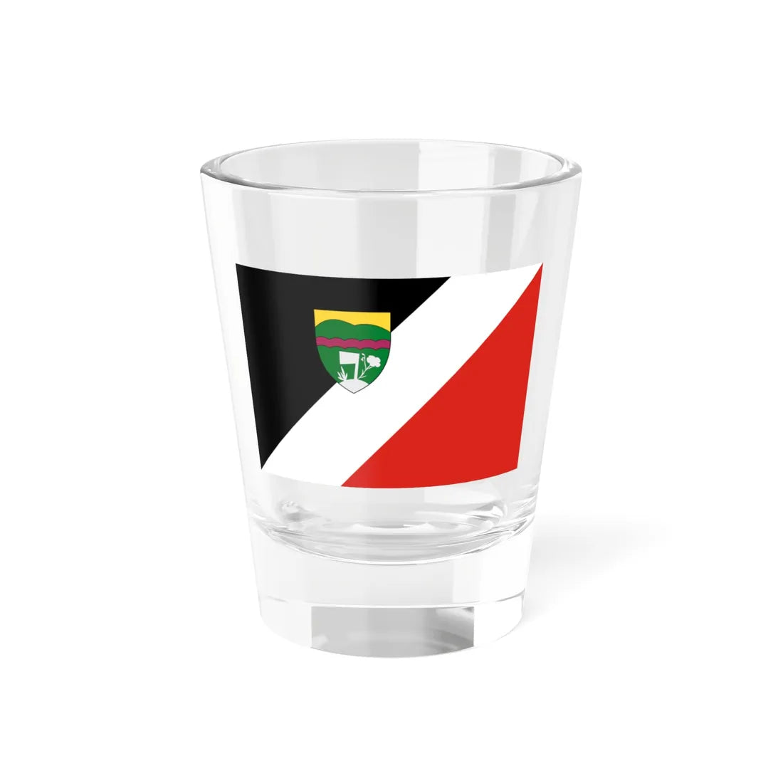 Flag of Porva (Hungary) Shot Glass 1.5oz 1.5oz - Go Mug Yourself