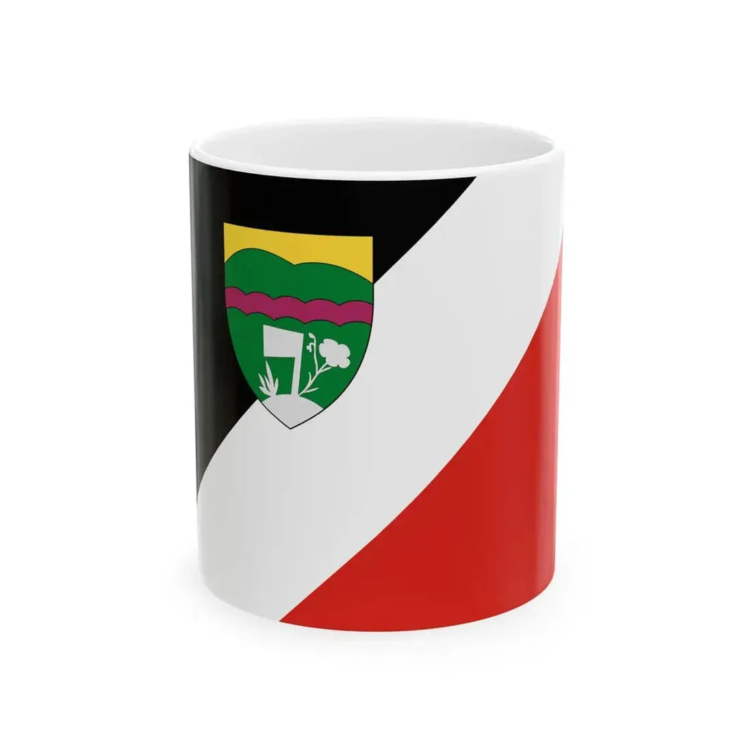 Flag of Porva (Hungary) White Coffee Mug 11oz - Go Mug Yourself