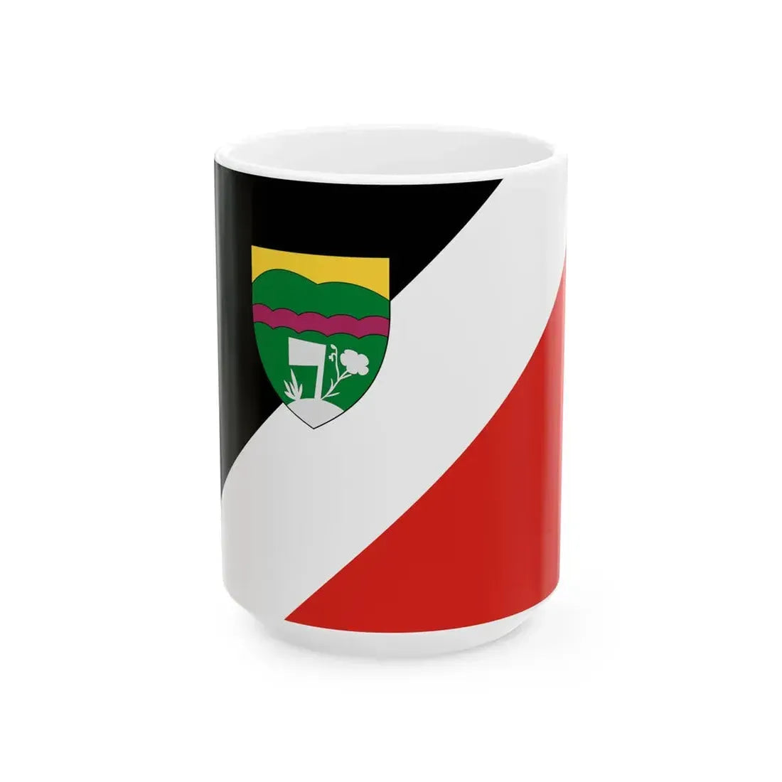 Flag of Porva (Hungary) White Coffee Mug 15oz - Go Mug Yourself