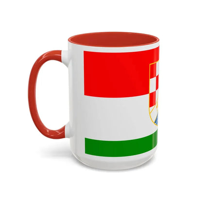 Flag of Posavina Canton Bosnia and Herzegovina - Accent Coffee Mug - Go Mug Yourself
