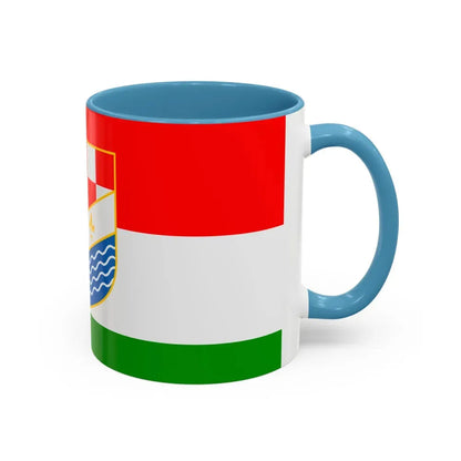 Flag of Posavina Canton Bosnia and Herzegovina - Accent Coffee Mug - Go Mug Yourself